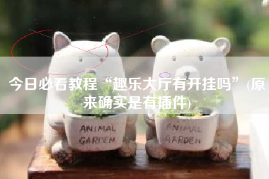 今日必看教程“趣乐大厅有开挂吗	”(原来确实是有插件)